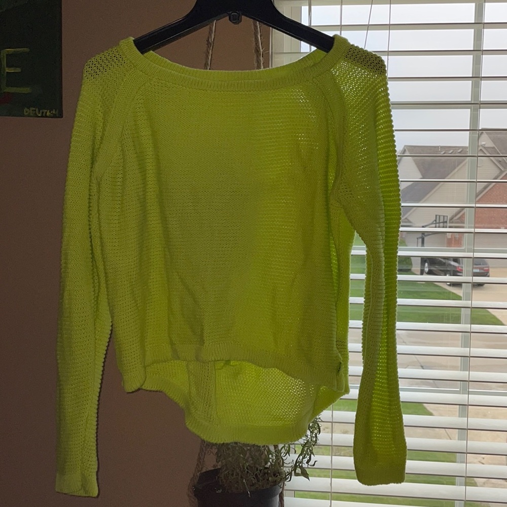 Neon Green Ralph Lauren Sweater